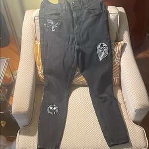Disney’s The Nightmare Before Christmas Black Graphic Juniors Jeans